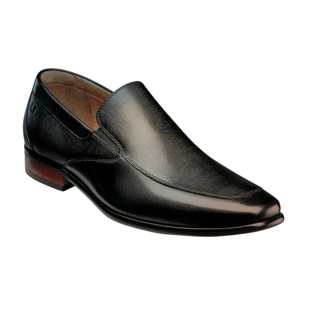 Florsheim Postino Mock Toe Venetian Slip On Loafer Men's Black Dress Shoes 11M